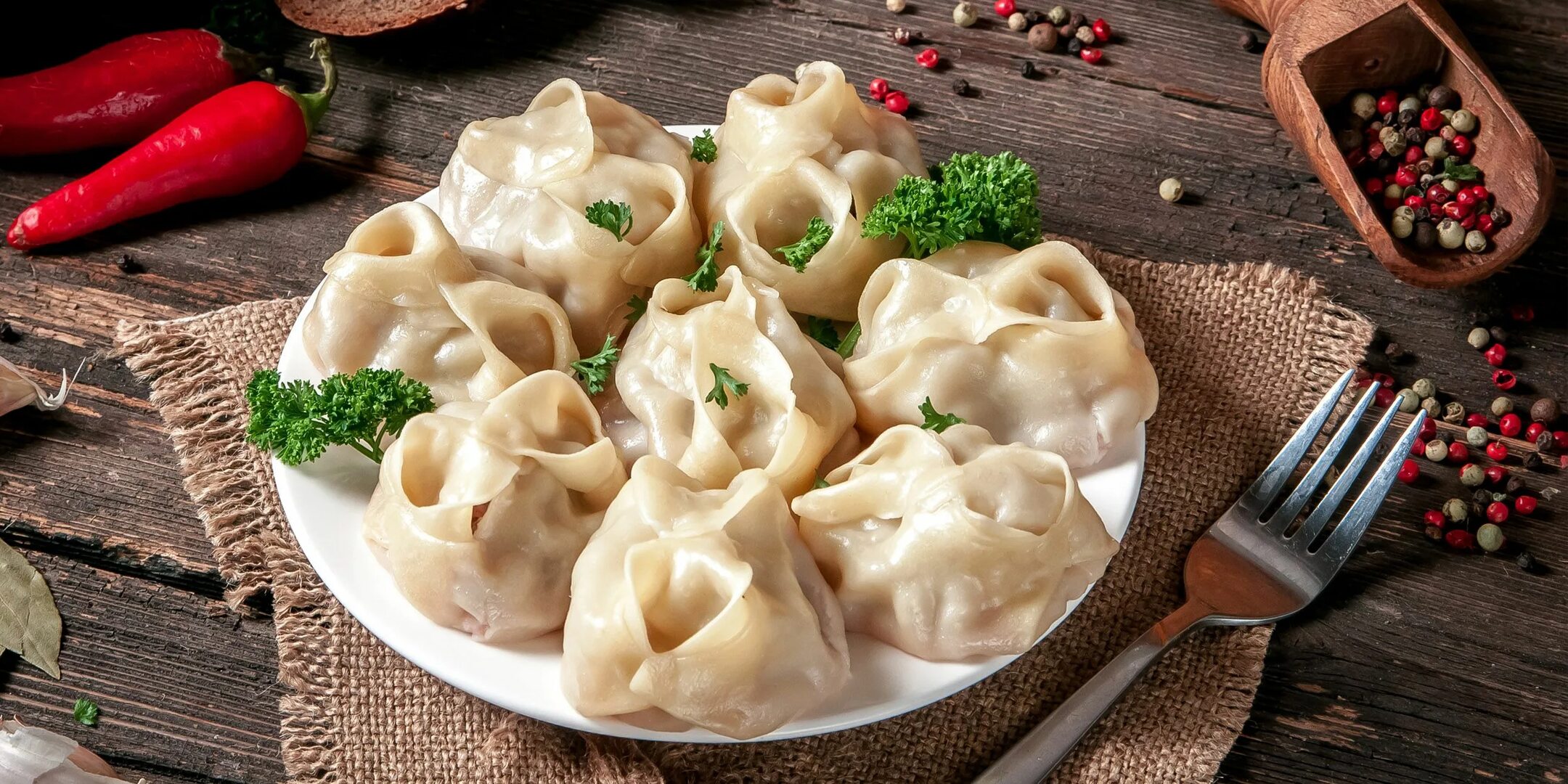 Манты из оленины