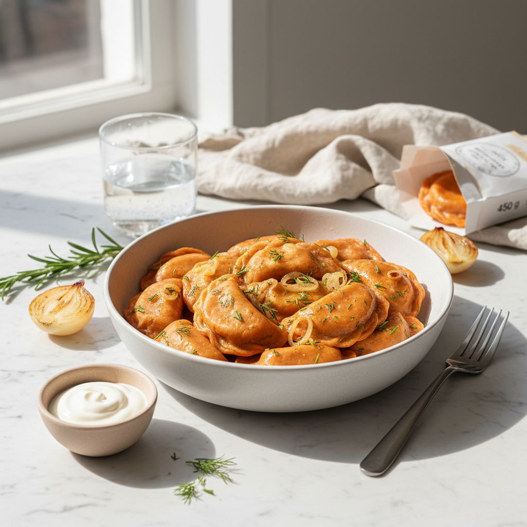 Вареники с картофелем и луком